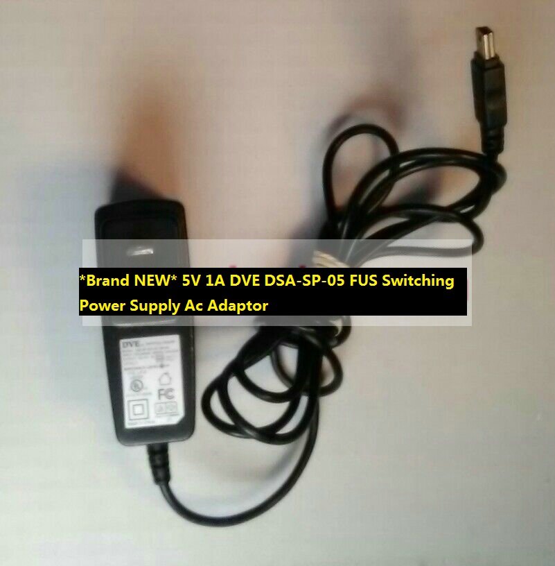 100% Brand New & High Quality DVE 5V 1A AC Adapter DSA-SP-05 FUS Power Supply Charger